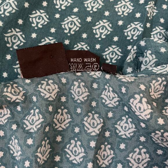 Anandas Collection Boho Peasant Blouse with Tassels EUC Size XL - Picture 10 of 10